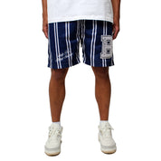 ONLY THE STRONG SURVIVE MESH SHORTS NAVY