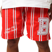 ONLY THE STRONG SURVIVE MESH SHORTS RED